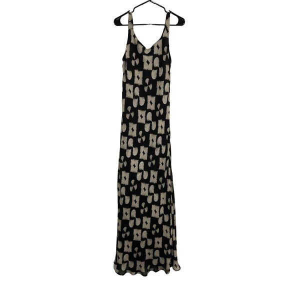 21St Escape Womens Sleeveless Geometric Print Maxi Dress Sz XL - Picture 1 of 8